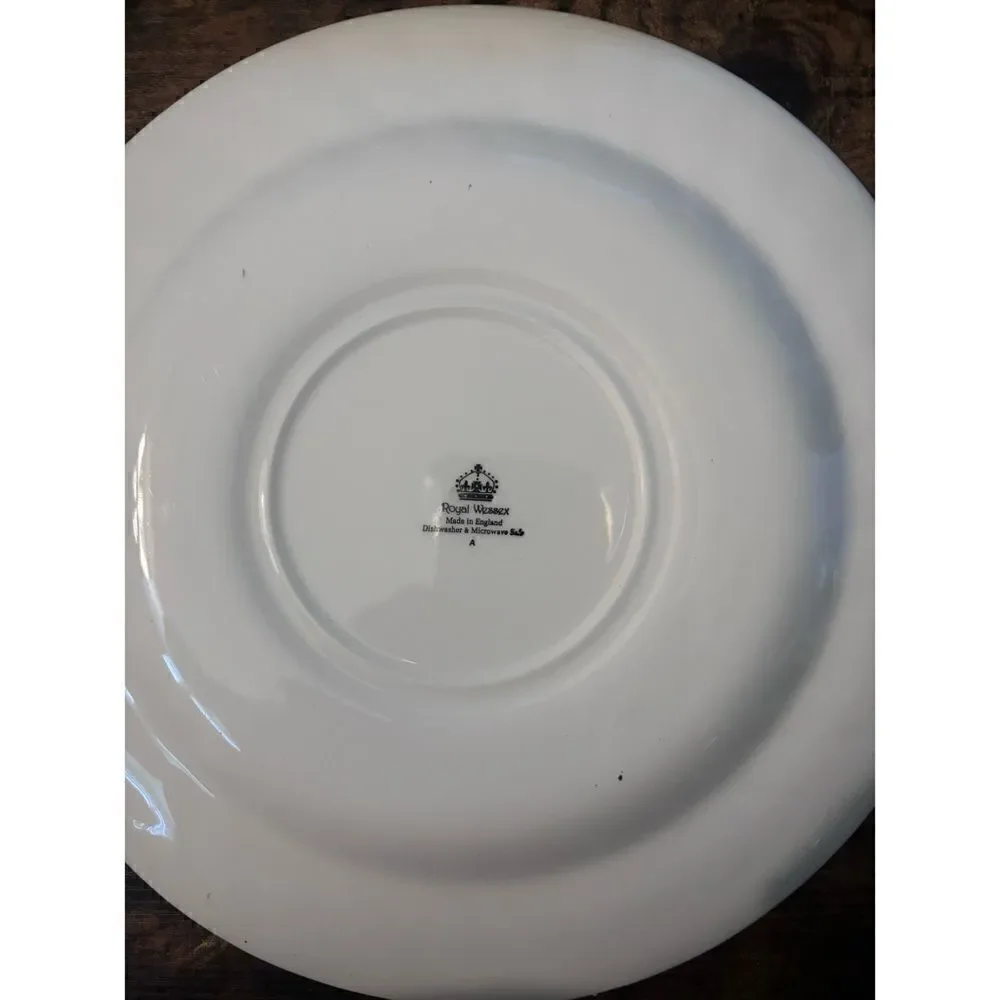 Vintage Royal Wessex Stage Coach Serving Dinner Plate Made In England/ New